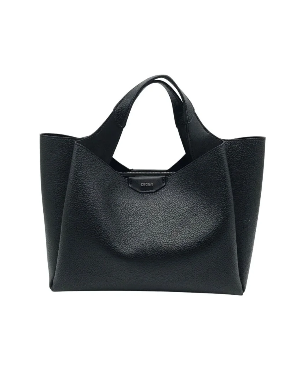 DKNY Black Top Handle Willa Satchel